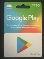 Google Play Store Geschenkkarte Guthaben 50 CHF 