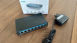 D-Link 2.5 Gigabit Switch DMS-108 8-Port #2868