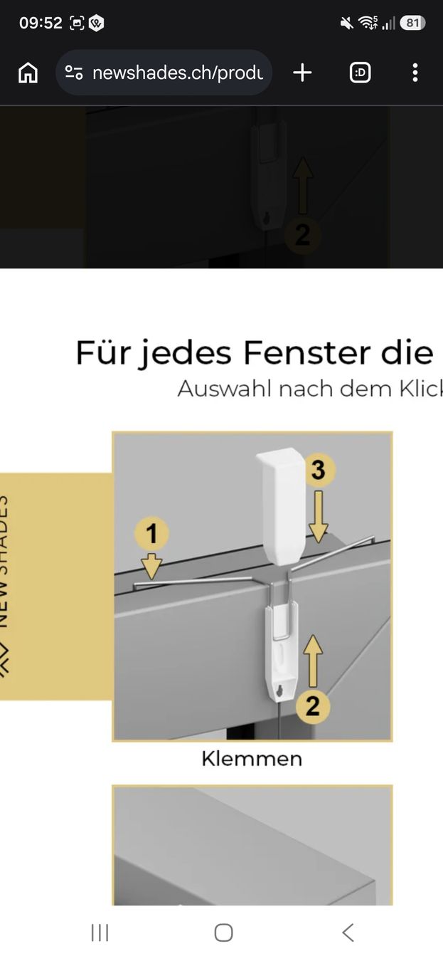Vorhänge: schwarze Plissees  – Neu (gemäss Beschreibung) aus Saland von Noemit20 1