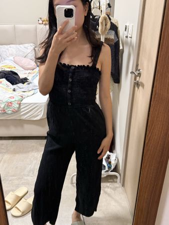 Hollister XS Jumpsuit Damen Schwarz Grösse S gute Zustand