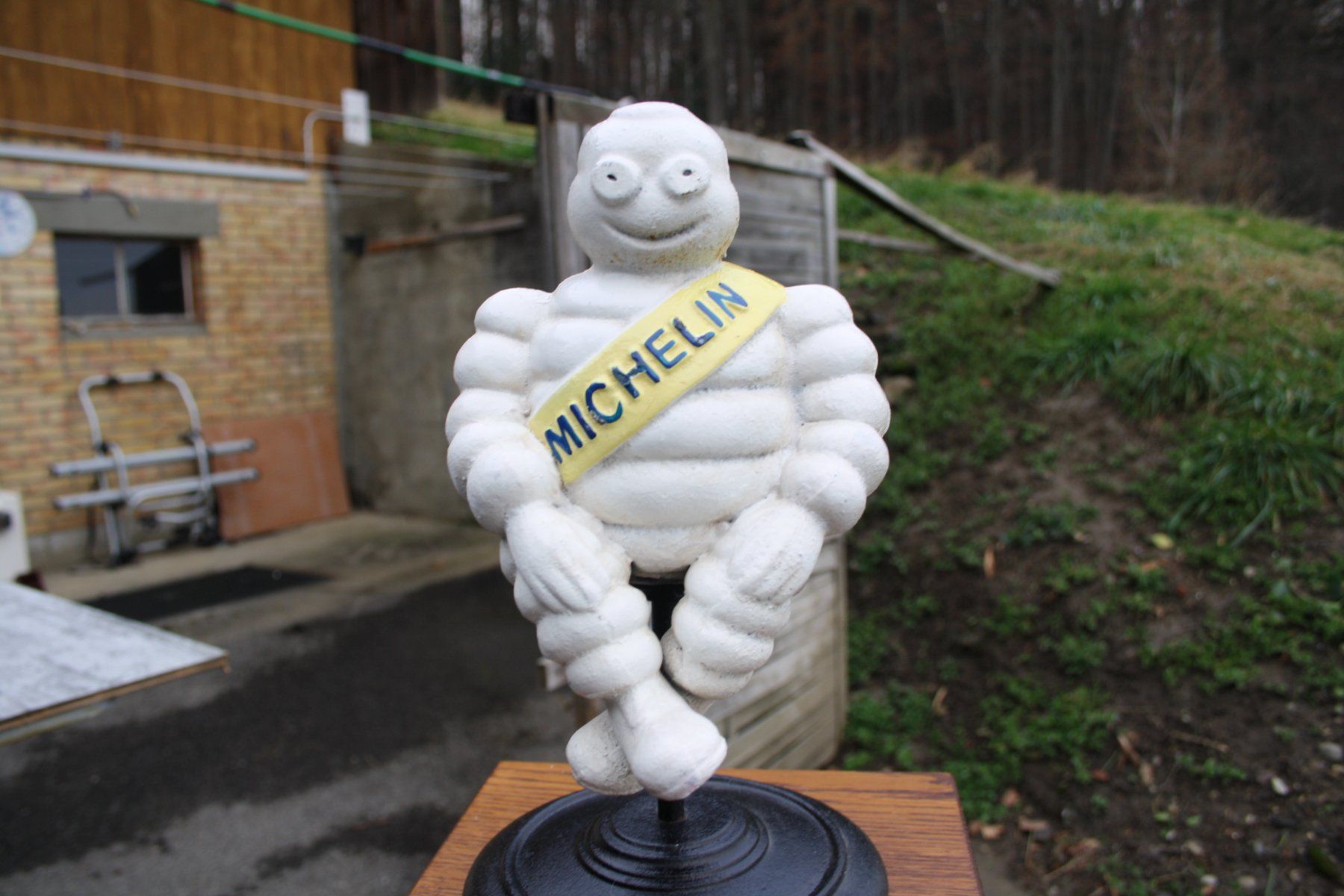 Michelin Statuette: MICHELIN MANN BIBENDUM EISEN – Usato da Wauwil venduto da Pneuedy 5