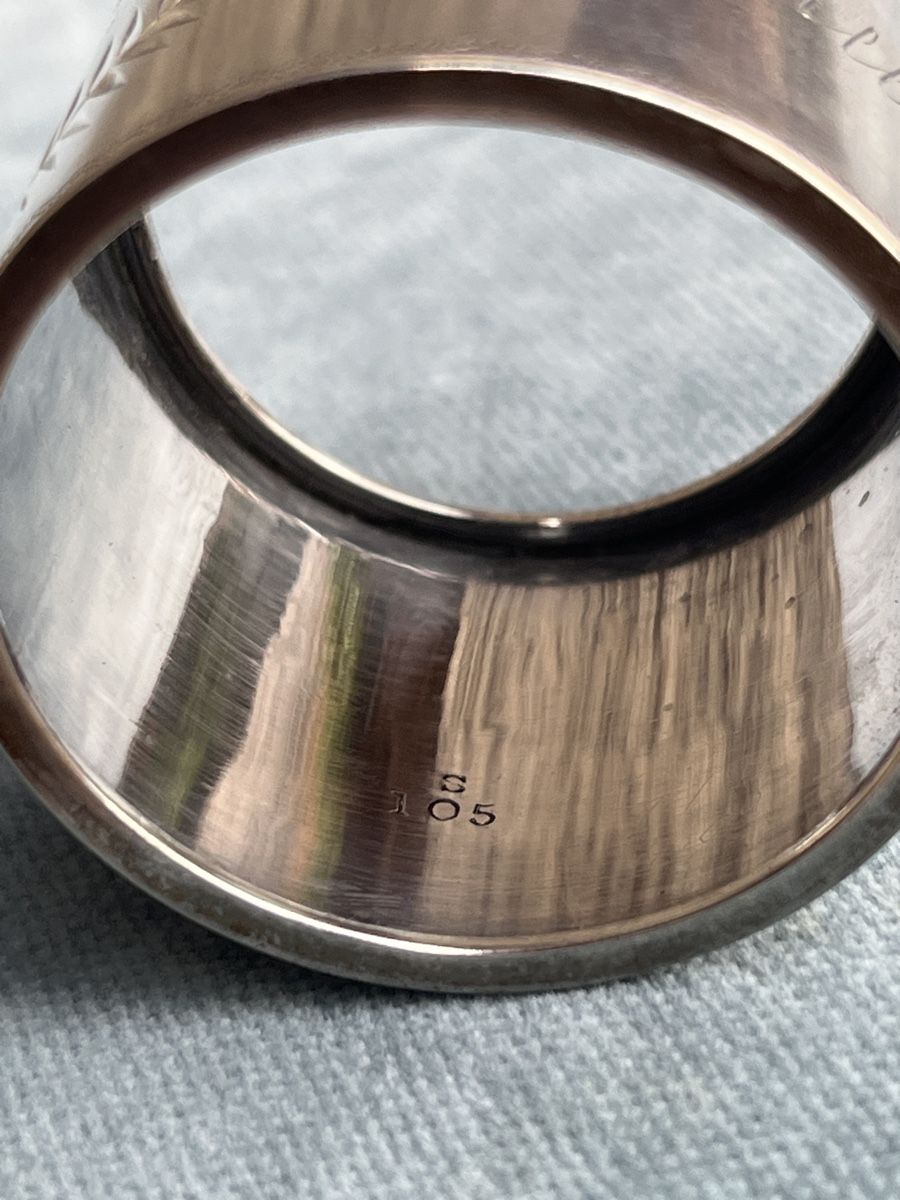 Altro in Decorazioni & Accessori: Antiker Serviettenring, versilbert, personalisiert! – Usato da Brienz BE venduto da hey_z9vg 3