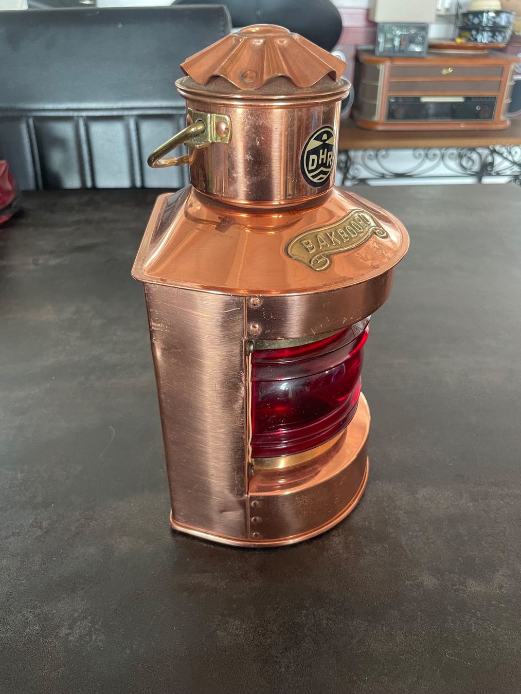 Lampen: Lanterne de Bateau Backboord Cuivre – Gebraucht aus Vallamand von Bricbracbroc82 1