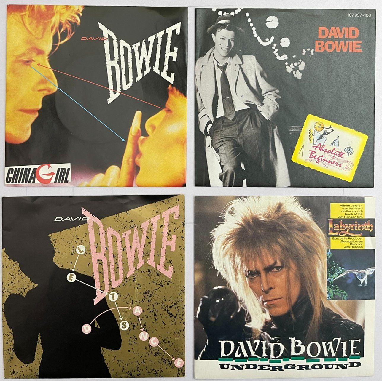 Dischi in vinile: Singles: 4x DAVID BOWIE ... Futter für Jukebox! – Usato da Frenkendorf venduto da Yard-Sale-2000