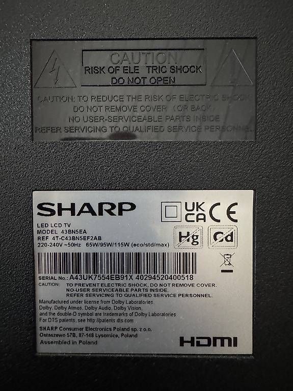Sharp Televisori: Sharp TV – Usato da Wettingen venduto da biancoste 4
