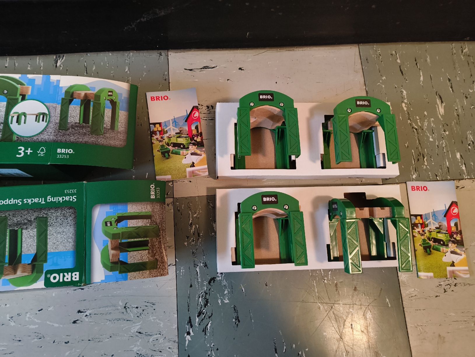 Brio Spielzeuge: 2Pack Brio Set 33253 Stacking Tracks Support Brücke Hochbahn – Gebraucht aus stettlen von VintageBern_ch 2