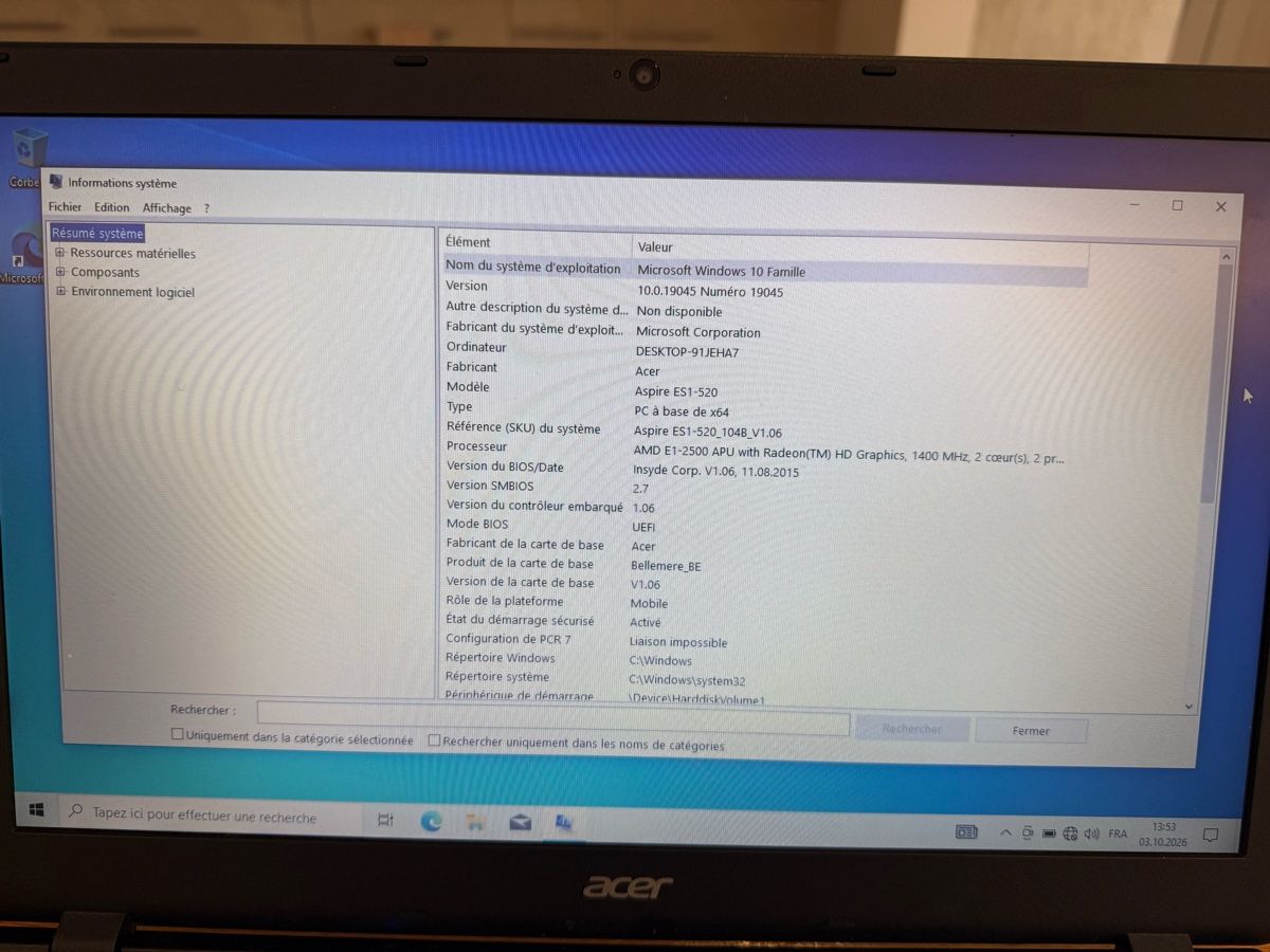 Acer Notebooks: Acer Aspire ES1-520 – Defekt aus Riddes von pan_jbg8 1