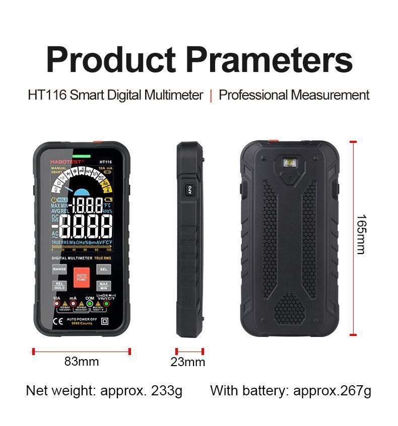 Tutti gli attrezzi: Multimeter großem LCD-Farbdisplay – Nuovo (secondo la descrizione) da Thun venduto da onlino 8