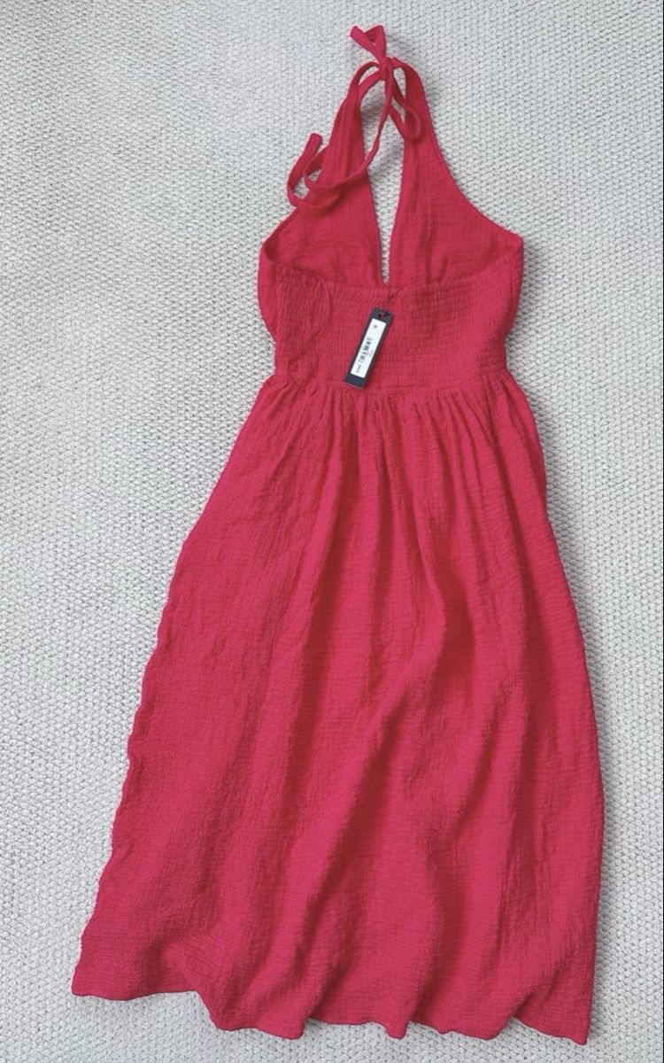Vestiti: Steve Madden Neckholderkleid Rosa Größe S – Nuovo e nell'imballaggio originale da Veyras venduto da ValClasse 6