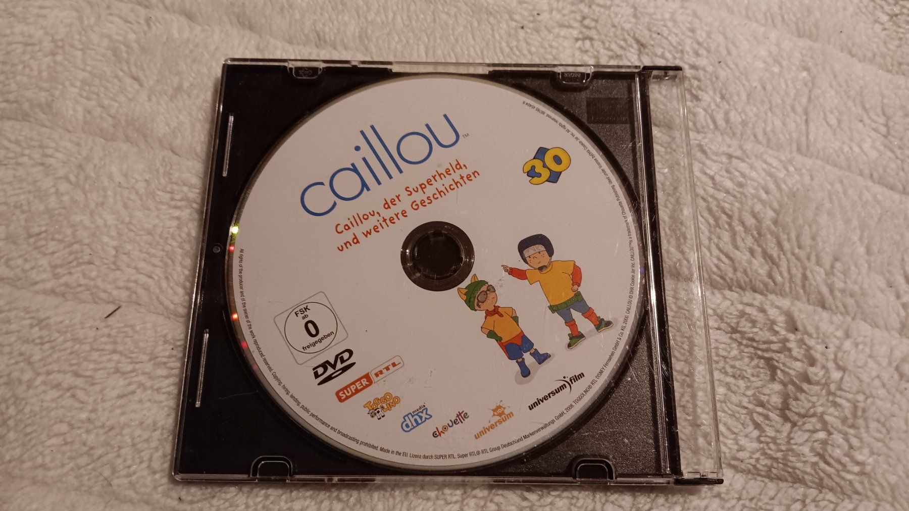 Tutti i DVDs: Caillou DVD - Der Superheld und weitere Geschichten! – Usato da Dietikon venduto da Rabia