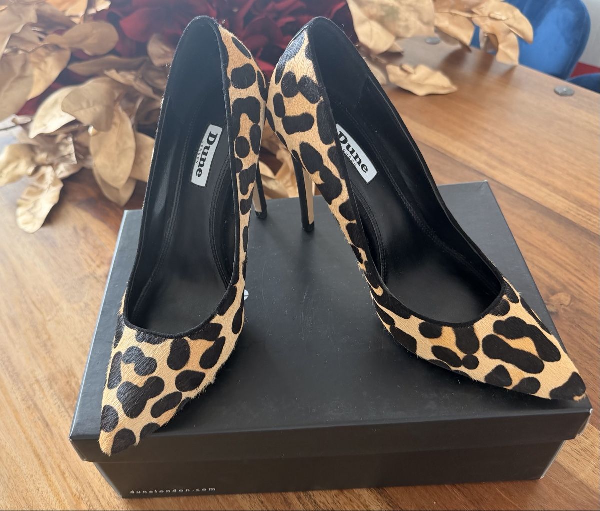 Dune London Scarpe da donna: Dune Leopard Leder Pumps Gr.38 – Nuovo e nell'imballaggio originale da Meggen venduto da con_5djh 3