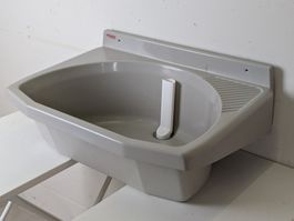 Romay Lavabo Spülbecken Waschbecken Trog grau