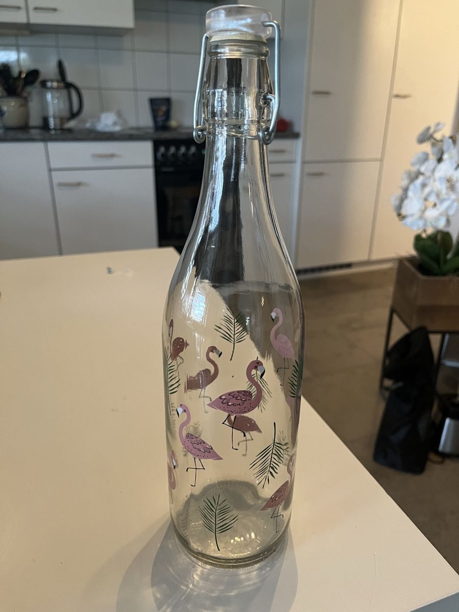 Karaffen: Wasserkaraffe Flamingo – Neu (gemäss Beschreibung) aus Gockhausen von Lali013