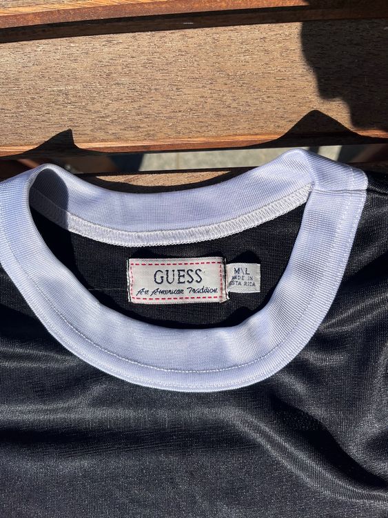 T-shirt Femme Guess Taille 38 - Occasion En Très Bon état, Couleur Marron