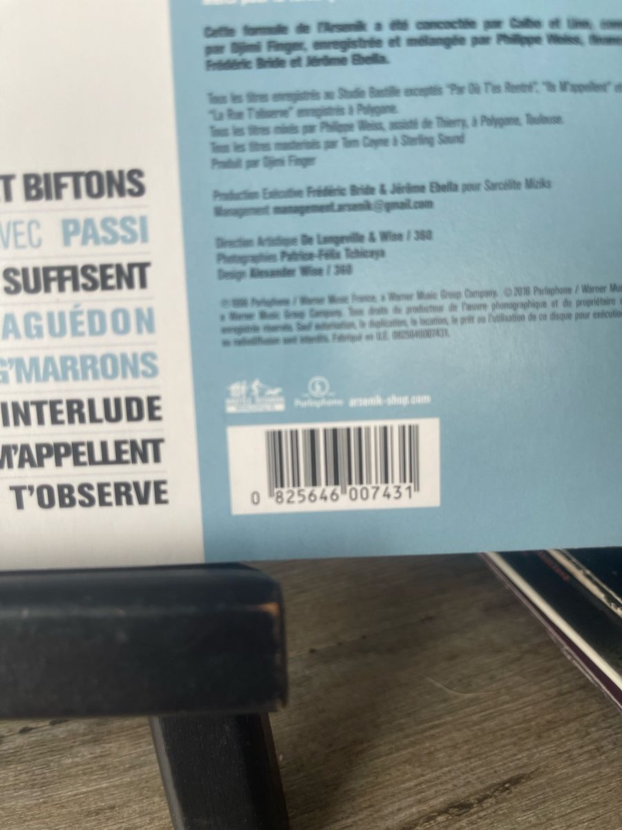 Schallplatten: Ärsenik/ Quelques Gouttes Suffisent  – Gebraucht aus Dagmersellen von stonefinger 1