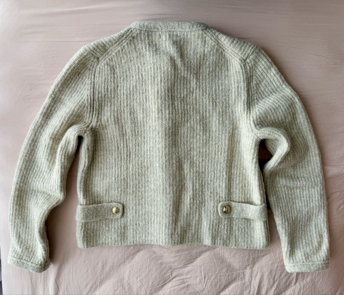 Massimo Dutti Jacken: Strickjacken Massimo Dutti weiss/hellblau – Gebraucht aus Allschwil von Artur15 5