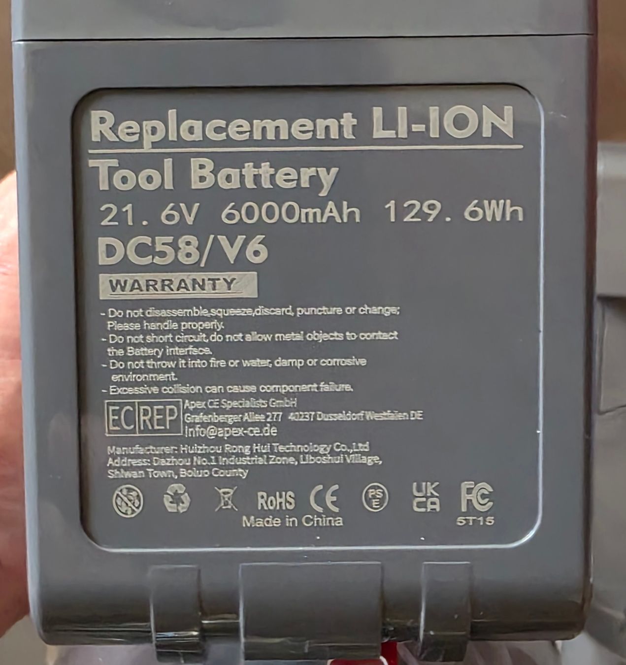 Dyson Aspirapolveri & Accessori: Refresh Dyson Staubsauger neuer Akku neuer Filter – Usato da Stein SG venduto da nxr_vzv9 3