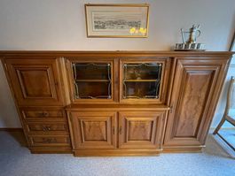 Buffet / Schrank / Vitrine Massivholz, antik
