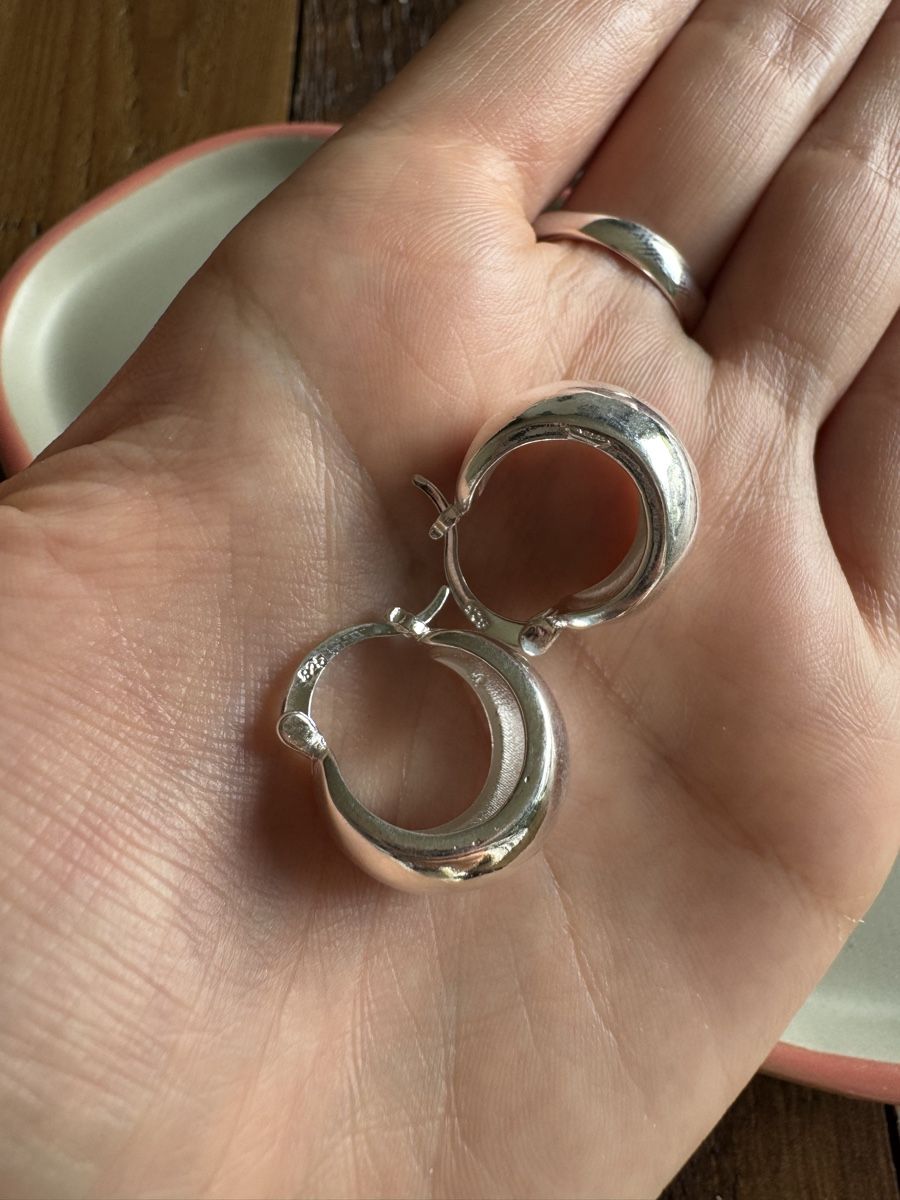 Ohrringe & -stecker: Silber Creolen 925 – Neu (gemäss Beschreibung) aus Männedorf von mariadelrocioeberle 1