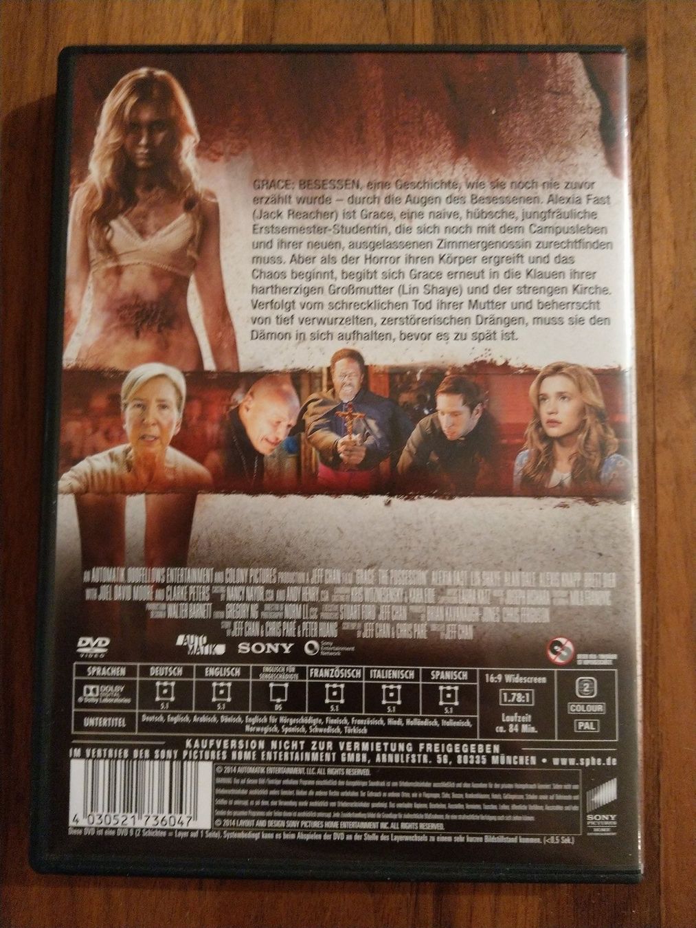 Tutti i DVDs: DVD - Grace (2014) – Usato da Rheinfelden venduto da FilmAuktion 1