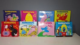 Lot de 8 livres Barbapapa en français bon état
