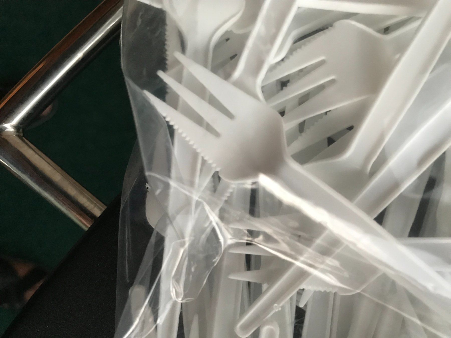 Forchette: 250 Crepesgäbeli mit Messer 13 cm – Nuovo e nell'imballaggio originale da Olten venduto da Einwegparadies 1