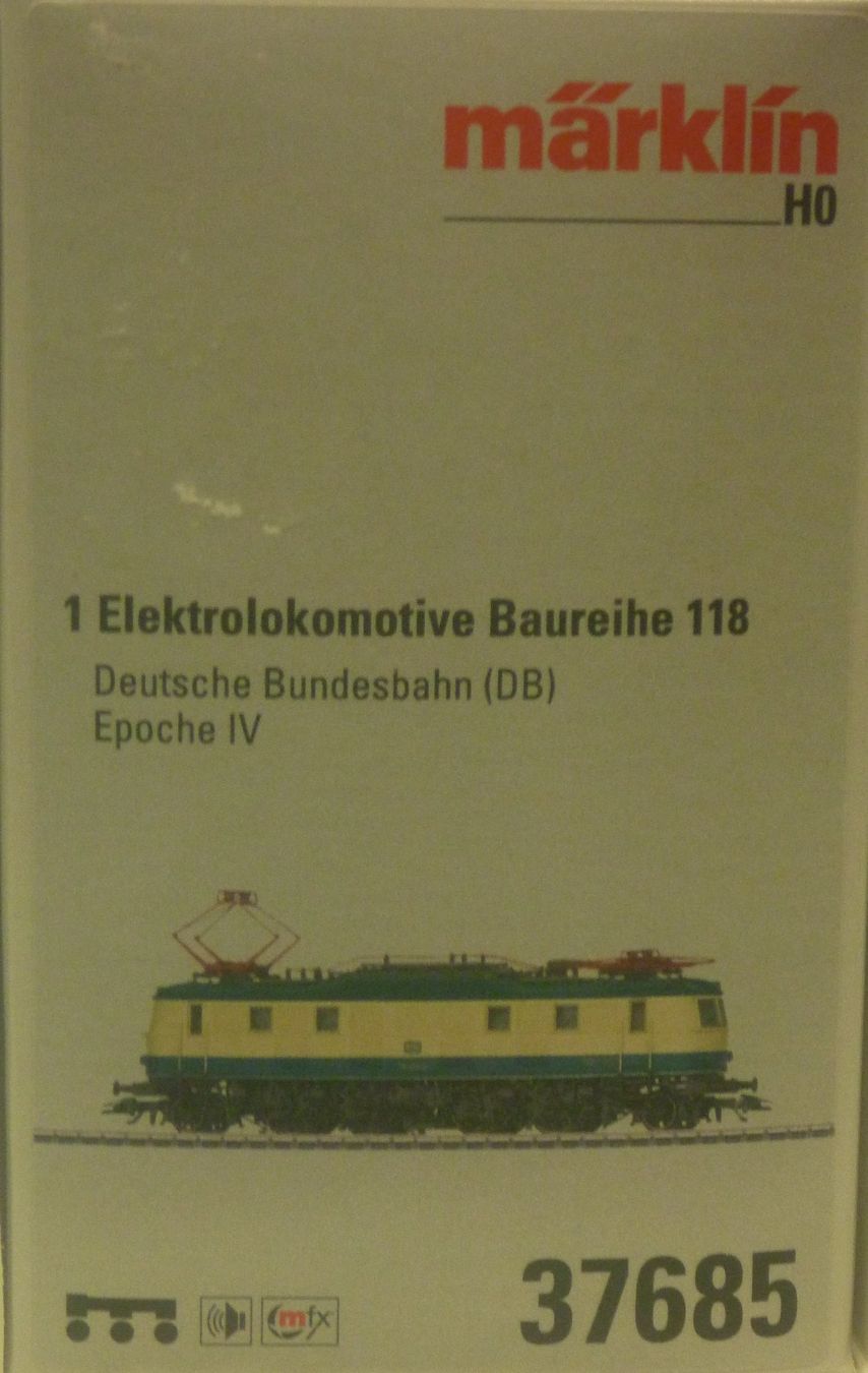 Märklin Modelleisenbahnen: BR 118 der DB  Märklin 37685 – Neu und originalverpackt aus Frenkendorf von rail62 5