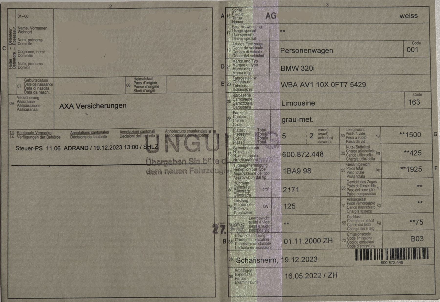 BMW Automobili: BMW 320i E46 – Usato da Wohlen AG venduto da Andrew99 1