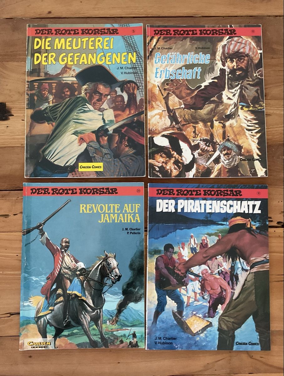 Fumetti: Der Rote Korsar Comic Hefte Konvolut 4 Stck  – Usato da Jegenstorf venduto da BAVARIA4CH
