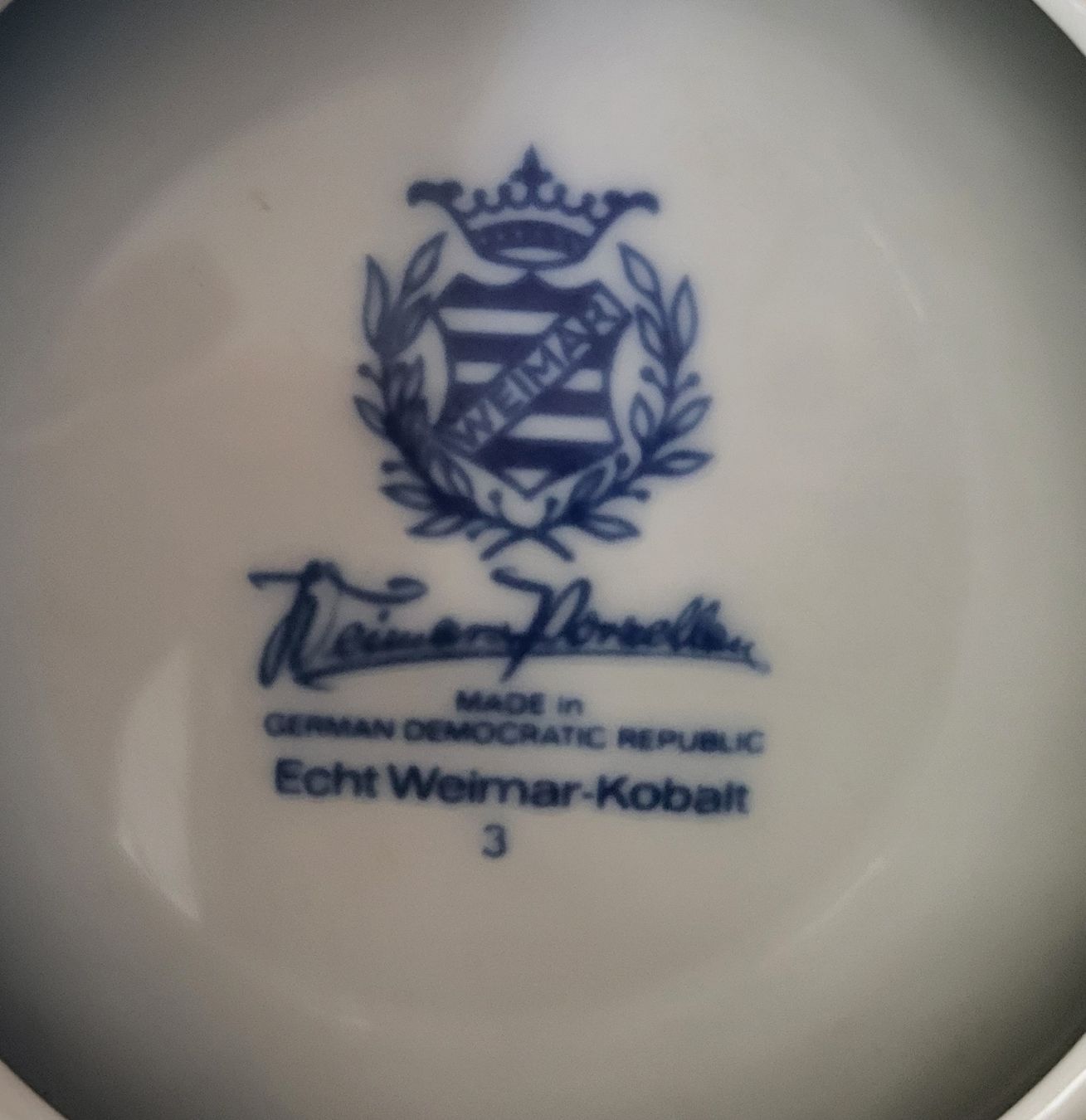 Portacenere: Cendrier Weimar en porcelaine – Usato da Montet (Glâne) venduto da Koada2 4