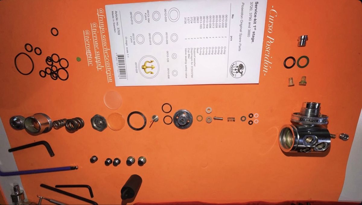Poseidon Atemregler & Jackets: Poseidon Jetstream regulator service kit and parts – Gebraucht aus Mammern von pet_vbz9 4
