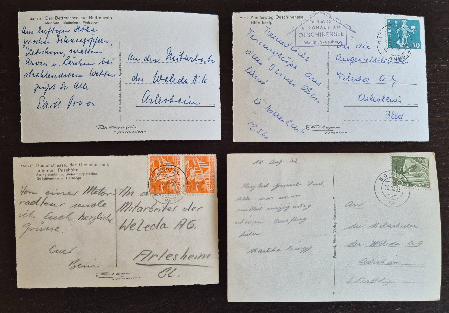 Cartoline postali: Postkarten Berglandschaften – Usato da Buus venduto da papillon098 1