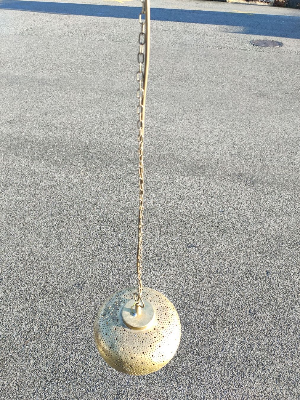 Lampade: Messing Hängelampe orientalisch, Durchmesser ca. 25 cm – Usato da Kreuzlingen venduto da Annig-56 3