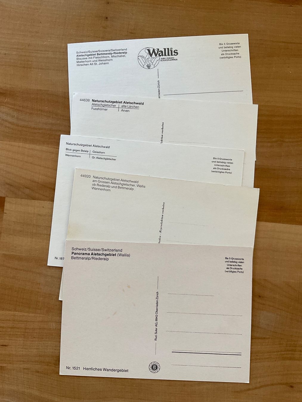 Cartes postales: AK von Aletschgletscher / Aletschgebiet – D'occasion à Rümlang par Kartenpost1 1