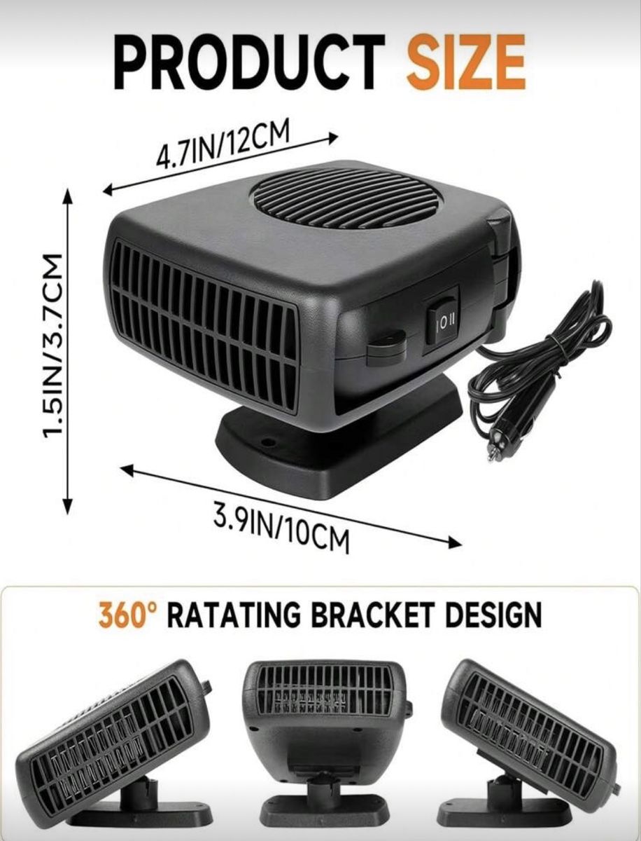 Heizgeräte: Auto Heizlüfter 12V - Enteiser & Lüfter – Neu und originalverpackt aus Emmenbrücke von ShopDirect 2
