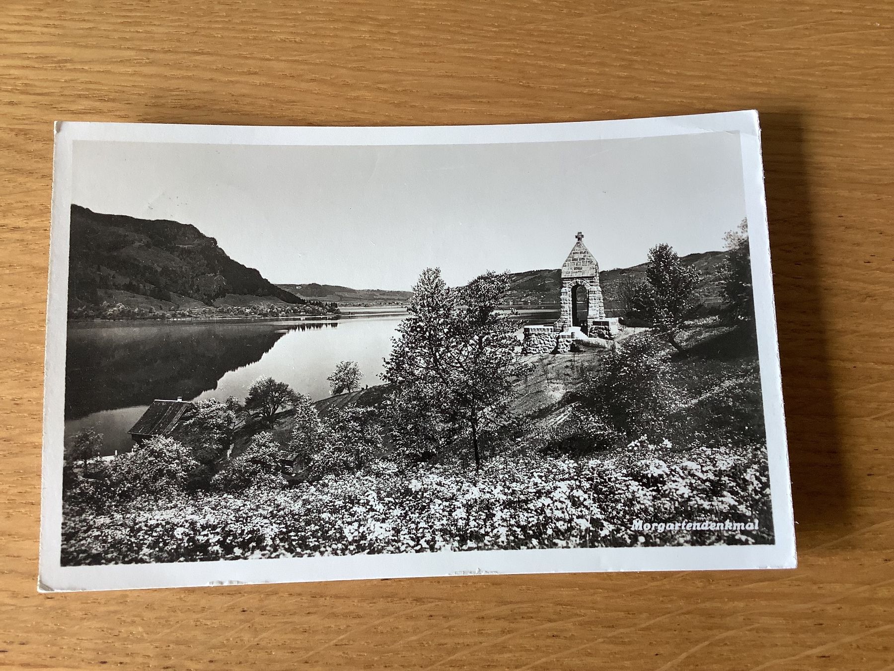 Cartoline postali: Morgartendenkmal Oberägeri 1943 – Usato da Bassersdorf venduto da F-104fan