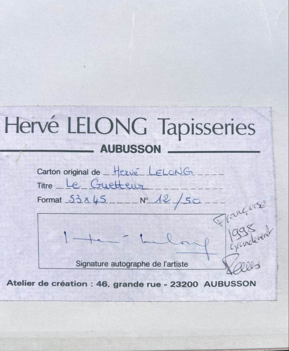 Alle Dekorationen: Hervé LELONG Tapestry -signed by artist – Neu (gemäss Beschreibung) aus Lausanne von NYC67 6