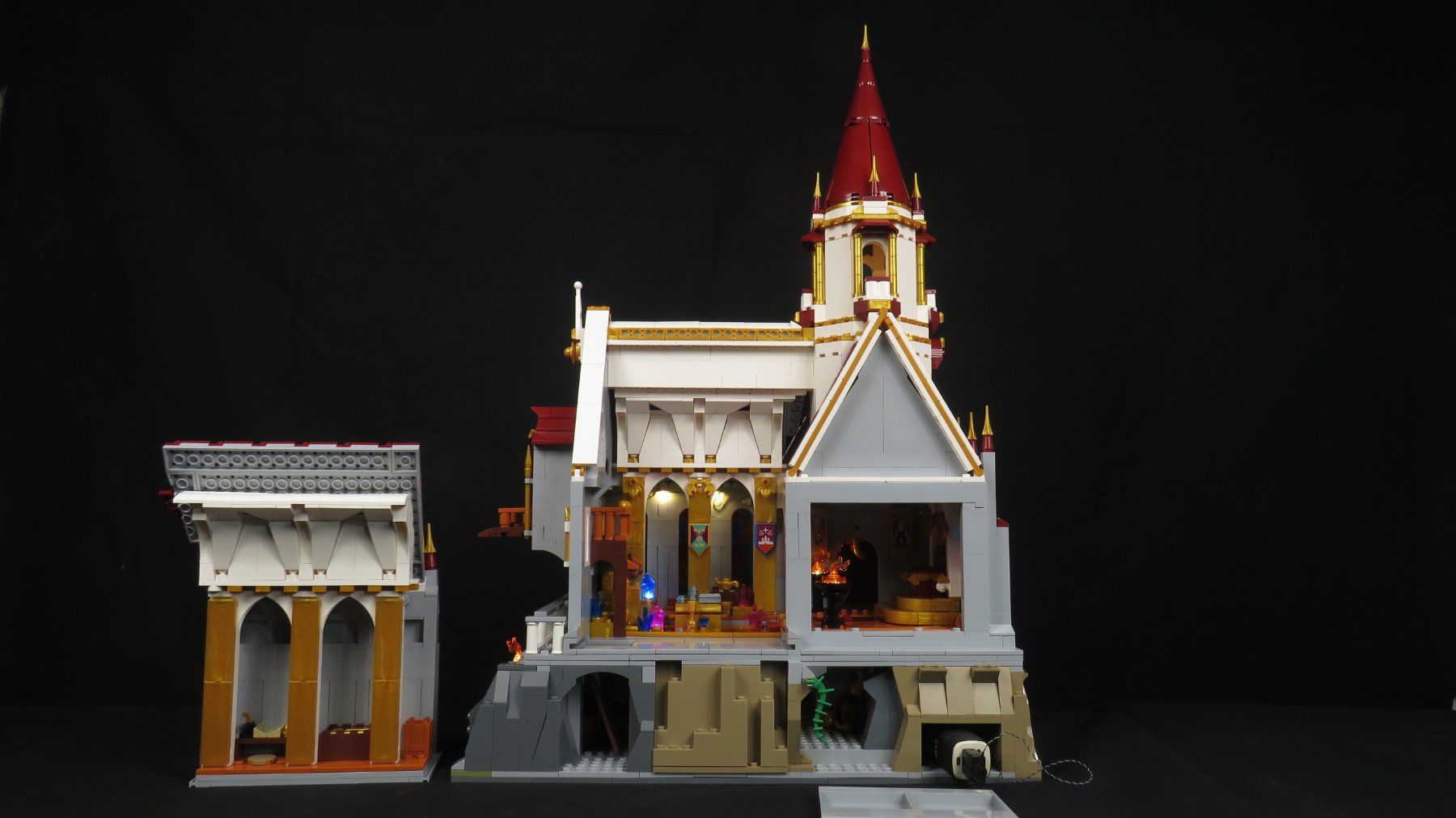 Kit di costruzioni: LUMIBRICKS-9105-Schatzkammer-Klemmbausteinset – Nuovo (secondo la descrizione) da Arboldswil venduto da Lubber 6