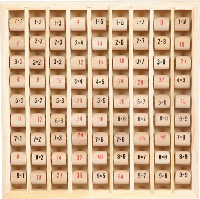 Giochi: Table de multiplication en bois ( NEUF ) – Nuovo e nell'imballaggio originale da Meyrin venduto da ChiaraMania 2
