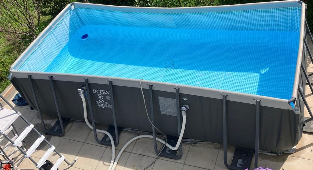 Intex Pool 549 × 274 × 132 cm (Gebraucht) in Kallern für CHF 100 – nur ...