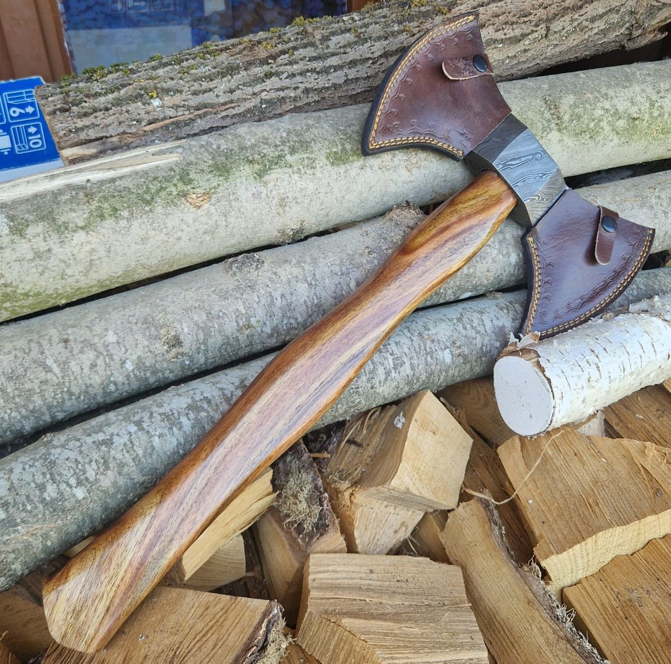 Armi bianche: Doppelaxt Mittelalter – Nuovo e nell'imballaggio originale da Dorf venduto da Messer-Schweiz 3