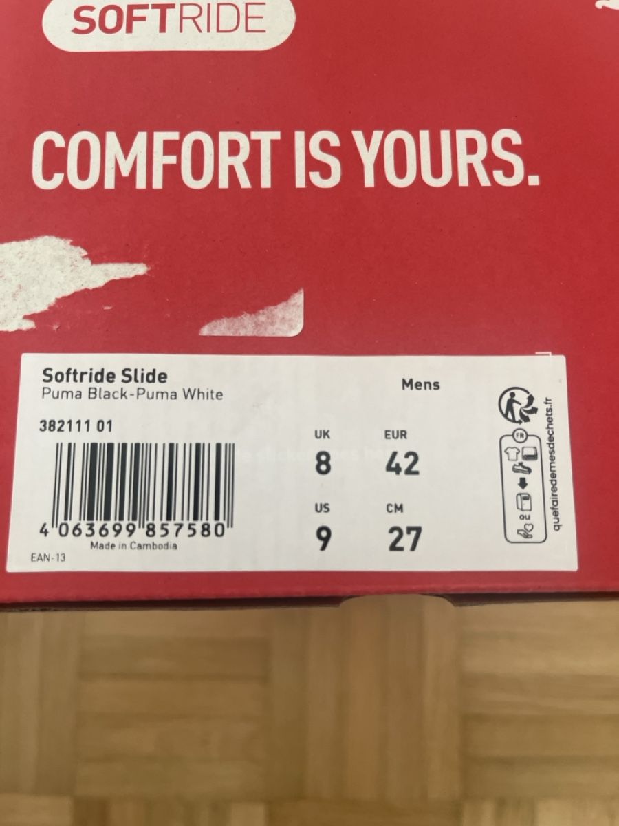 Puma Chaussures hommes: Puma Softride Herren Pantoletten – Neuf avec emballage d'origine à Wangen b. Olten par break72 6