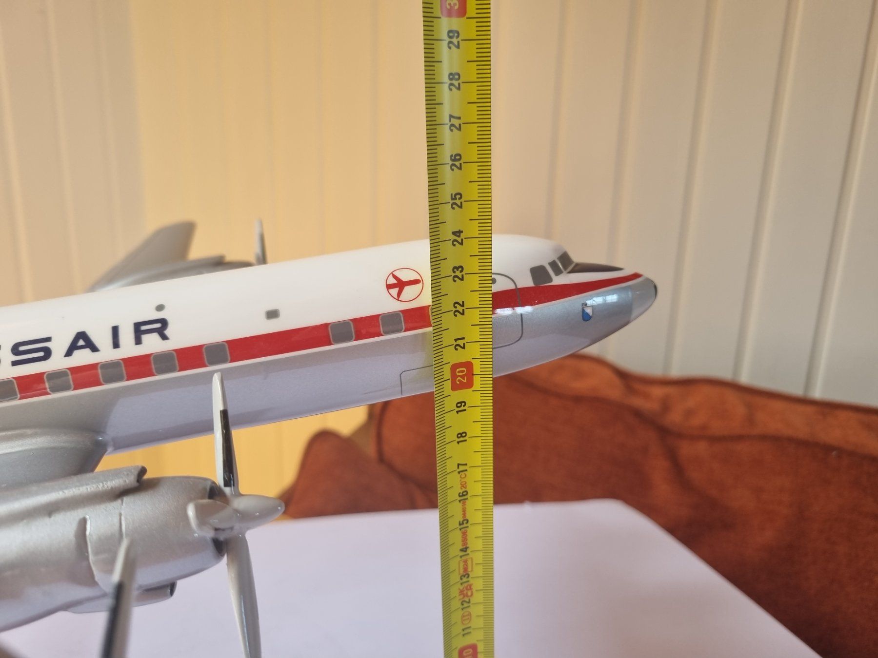 Swissair Kit di modellismo & Modellini statici: Swissair DC-7-C, 1/72, Atlantic Models – Usato da Choëx venduto da aru_vs6m 8