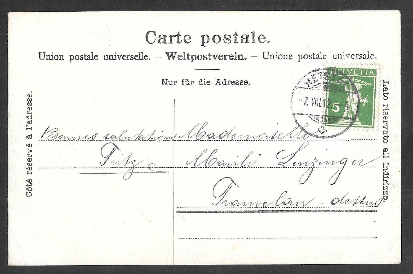 Cartoline postali: Linthal Bad Stachelberg – Usato da Olten venduto da clotaldi 1