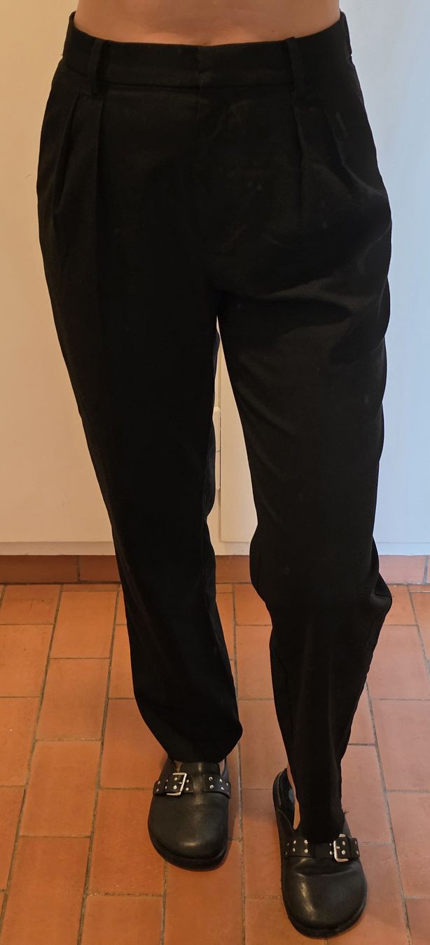 H&M Hosen: H&M Stoffhose, schwarz, Grösse 38  – Neu (gemäss Beschreibung) aus St Gallen von vir_5kgt 1