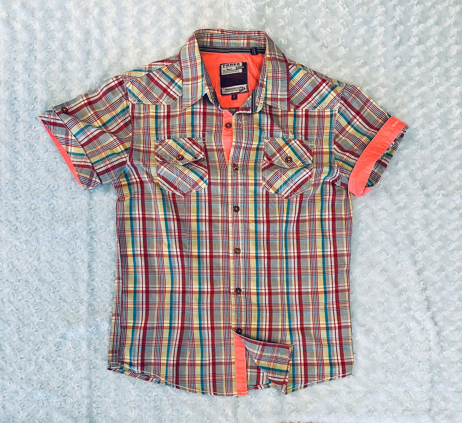 Camicie: Designer Hemd FOREX Gr. M gut erhalten – Usato da Emmenbrücke venduto da little.treasures