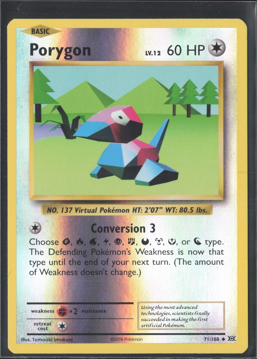 Pokémon Sammelbilder & Trading cards: POKÉMON / Porygon LV.12 / Evolutions / Reverse 🇺🇸 – Gebraucht aus Herzogenbuchsee von TCG-High-Quality