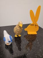 Osterdeko zum Aufstellen, Hase, Huhn, Ente