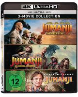 Jumanji 3-Movie Collection 4K Ultra HD, OVP!