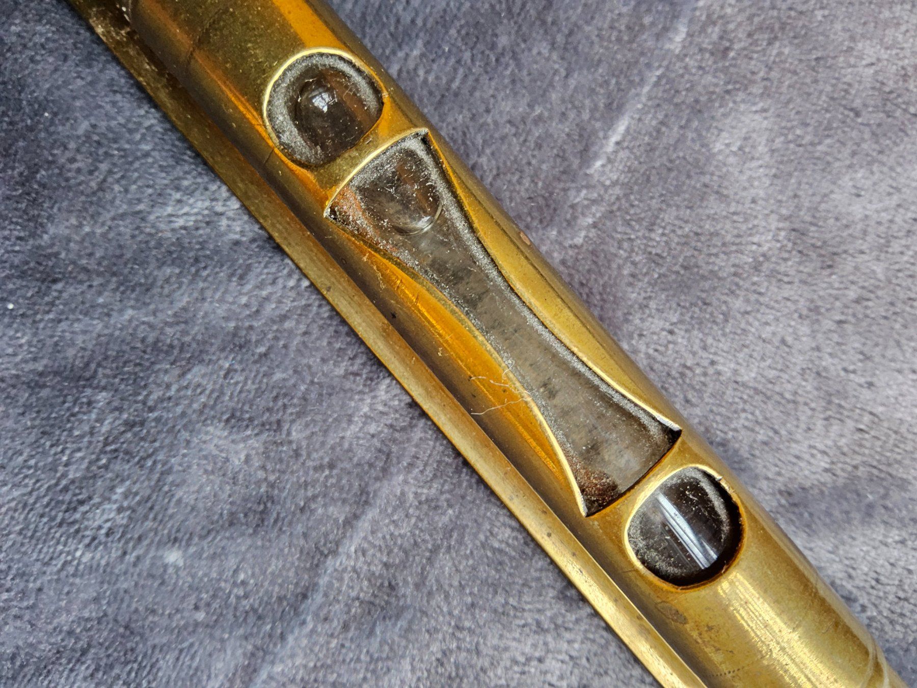 Messen: Antike Messing Taschen Wasserwage ca 1900 – Gebraucht aus Zürich von SciTec 7
